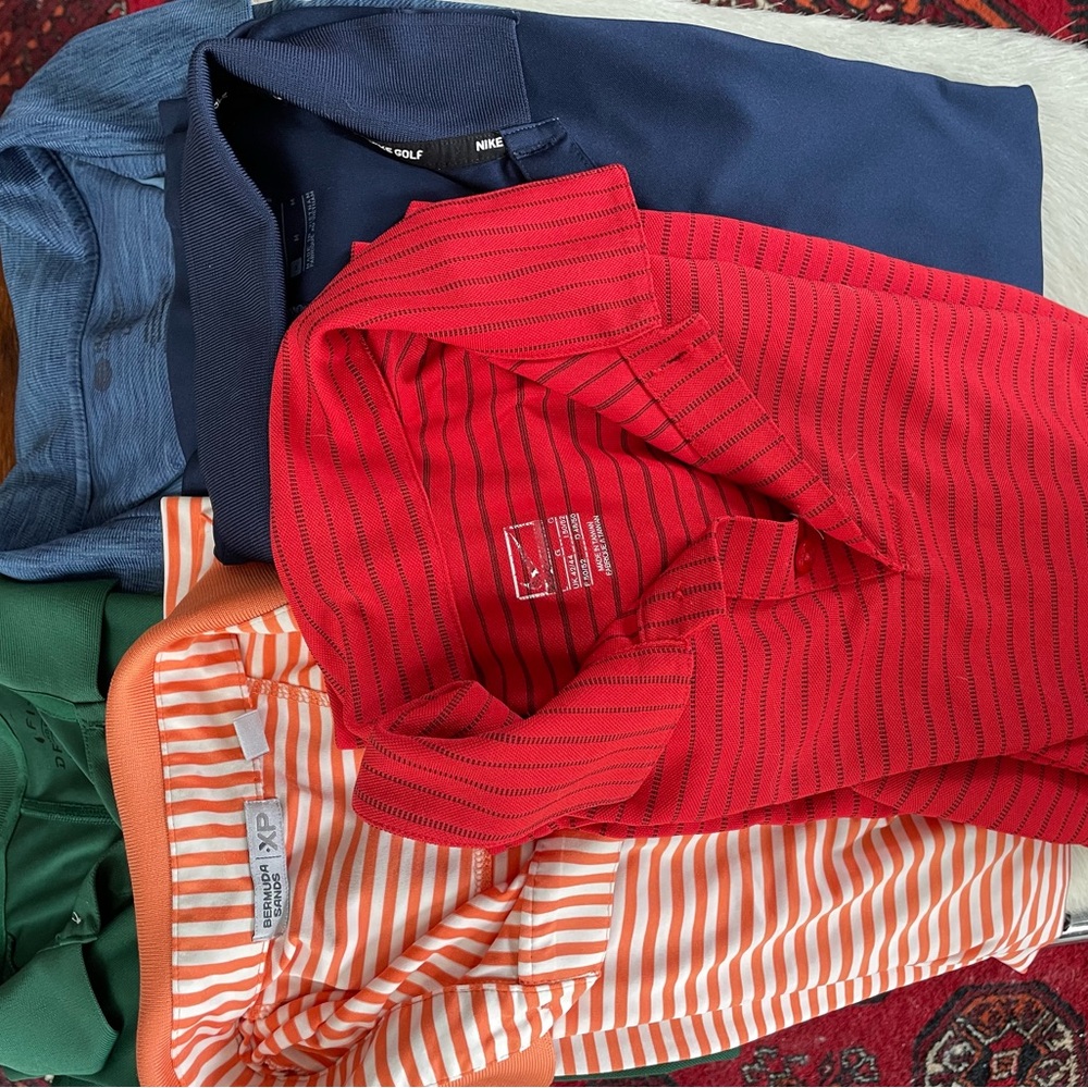 Lot of 5 Men’s Golf Polos